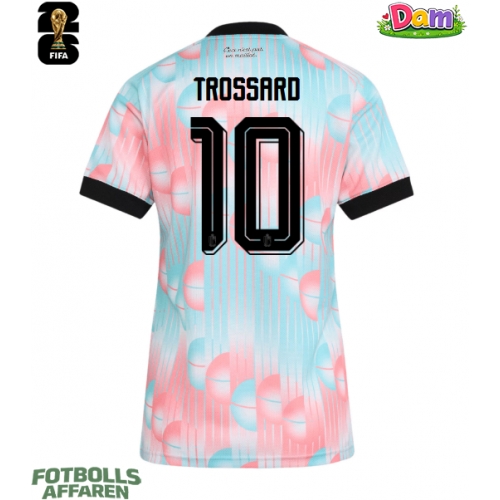 Belgien Leandro Trossard #10 Bortatröja Kvinnor VM 2026 Kortärmad